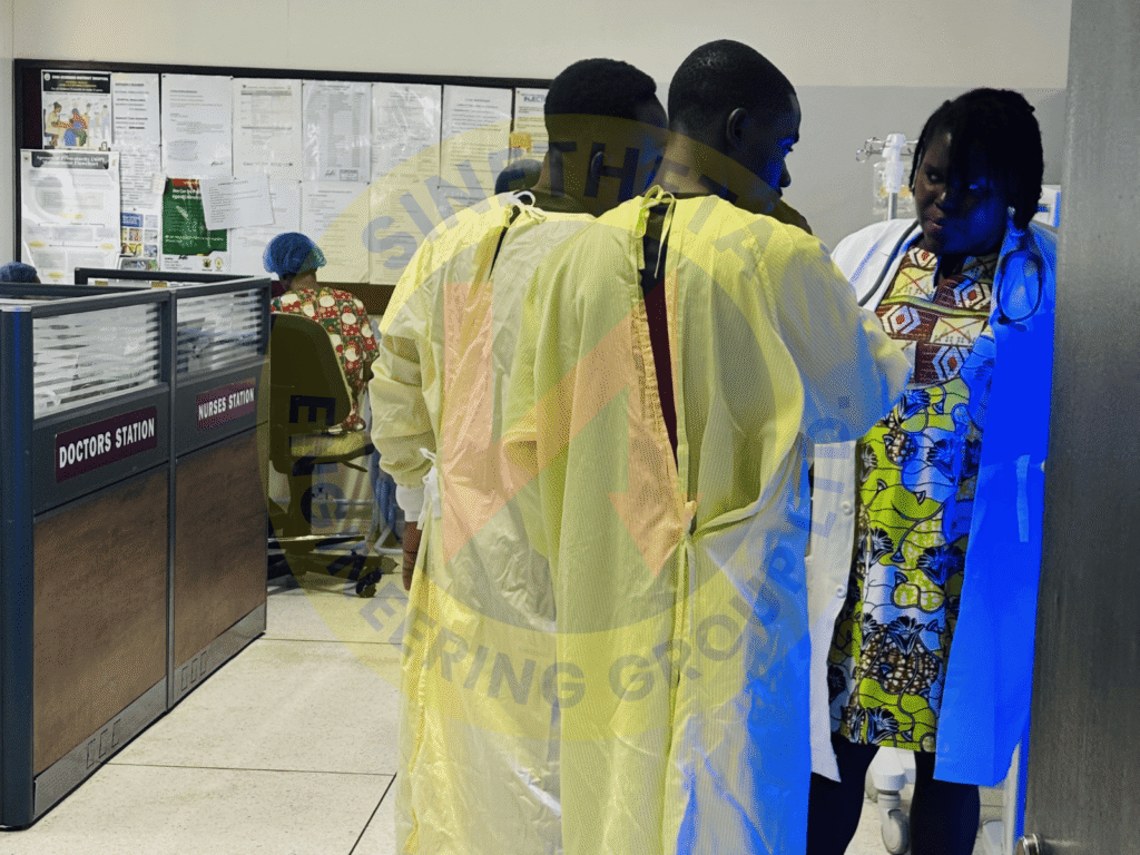 Sinetheta Engineering Group Limited's CSR visit Shai-Osudoku District Hospital, Dodowa